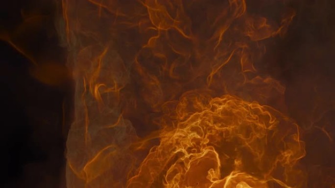 火热的地狱之门，无缝循环，Luma哑光，4K