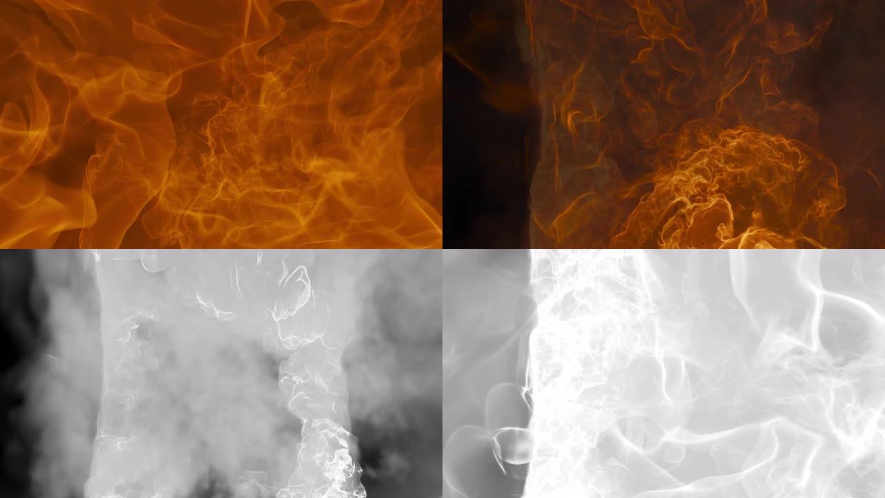 火热的地狱之门，无缝循环，Luma哑光，4K