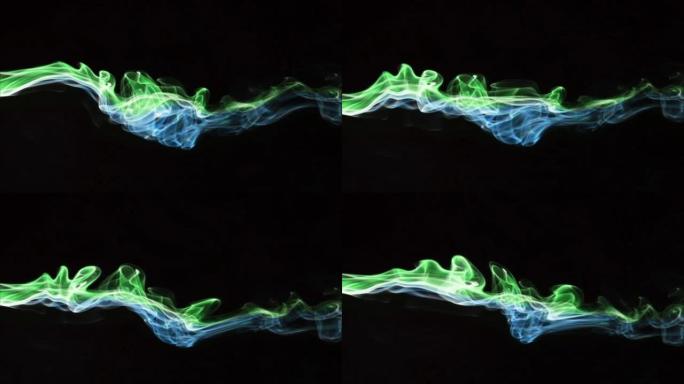 美丽的抽象色彩梯度运动