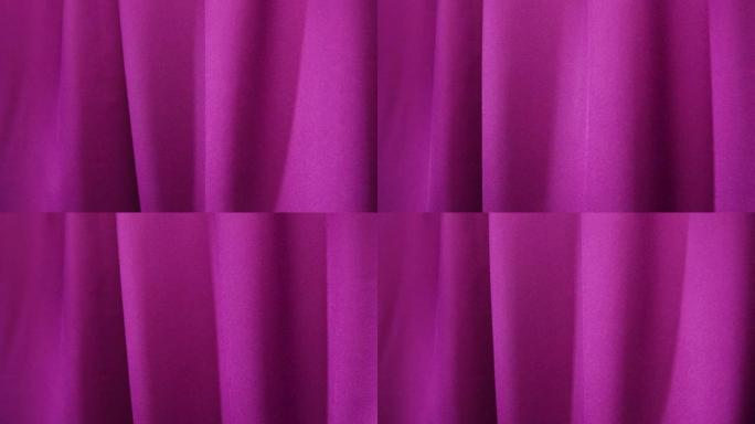 紫色面料特写，粉色缎面奢华布料纹理背景。豪华设计纺织品
