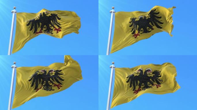 神圣罗马帝国的帝国旗帜。循环