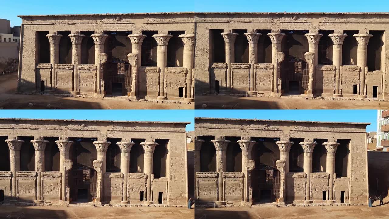 Khnum神庙。埃斯纳神庙，供奉Khnum神。埃及。