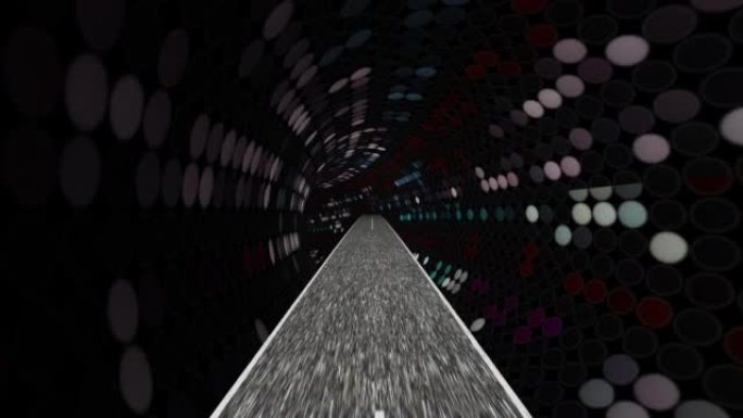 驾驶高科技数据隧道概念