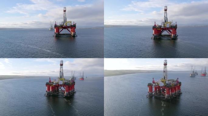 苏格兰的石油和天然气钻机正在等待部署到北海