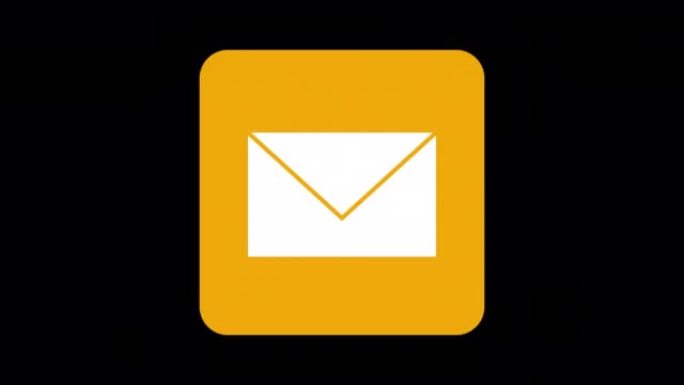 图标动画【简单方形邮件】
