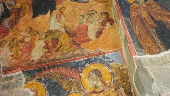 土耳其特拉布宗古拜占庭圣索菲亚大教堂壁画