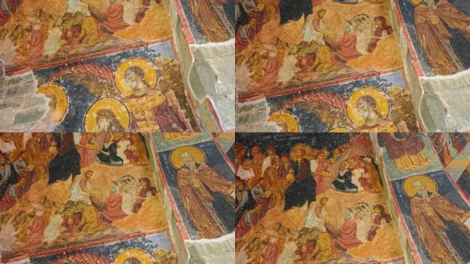 土耳其特拉布宗古拜占庭圣索菲亚大教堂壁画
