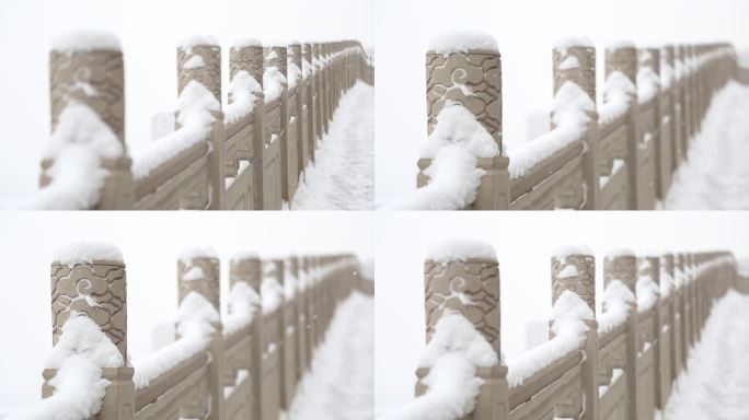 延安清凉山万佛寺雪景