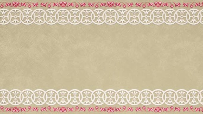 装饰复古仿古花卉巴洛克装饰品，文艺复兴时期复古维多利亚优雅框架，带边框的皇家锦缎背景，金色蕾丝婚礼模