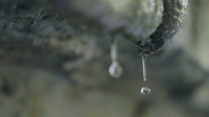 水知形」滴水小溪汇瀑布河流山川