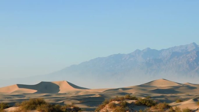 加利福尼亚州死亡谷国家公园的梅斯基特平坦沙丘