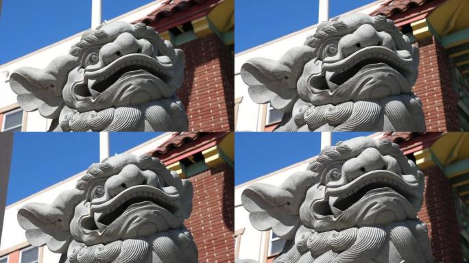 唐人街狮子洛杉矶加州