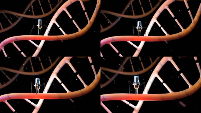 纳米机器人正在修复受损的DNA