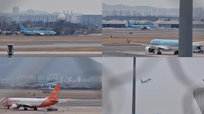 大韩航空波音737起飞