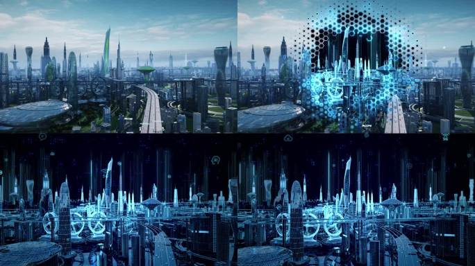 未来科技数字化城市展示