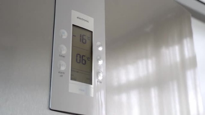 冰箱和冰柜的预设温度冰箱显示器。