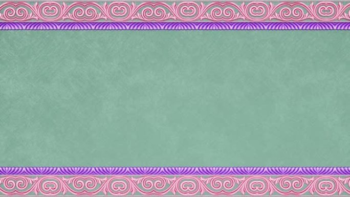 装饰花卉巴洛克民族边界，带复制空间，文艺复兴时期复古框架，带空模型的节日邀请，复古蕾丝纺织面料模板，