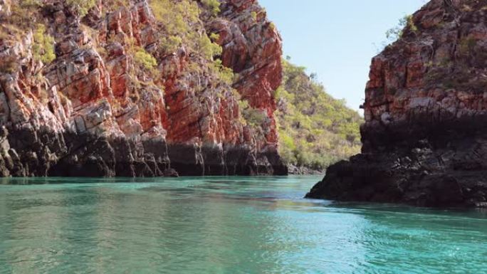西澳大利亚州金布利地区的水道。西澳。海盗群岛
