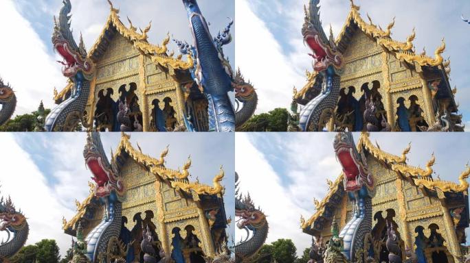 清莱府的荣苏十寺 (Wat Rong Sua Ten) 是泰国北部最著名的景点之一，令人惊叹的泰国旅