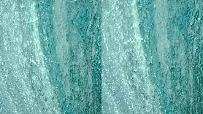 蓝绿色水底墙
