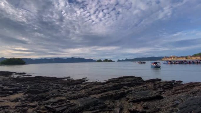 兰卡威岛的海景镜头