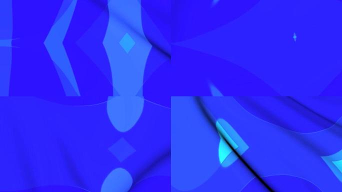 3D几何图案蓝布的抽象背景。