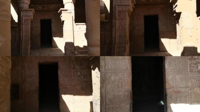 Theban墓地之一的古代Deir el-Medina遗址