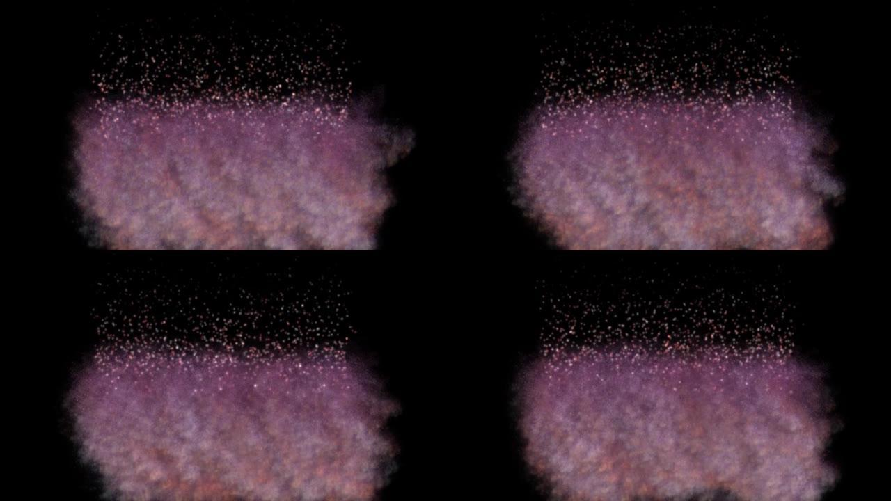 烟雾漂移CG粒子运动图形