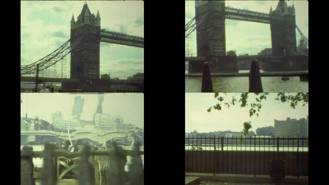 英国1977，伦敦河景观