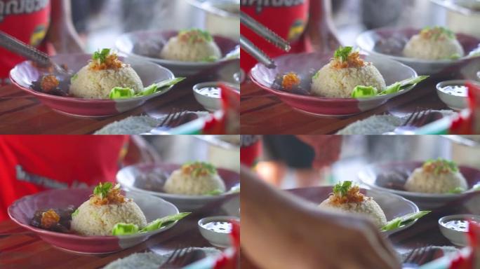 泰国菜水牛肉配米饭/红烧肉牛肉