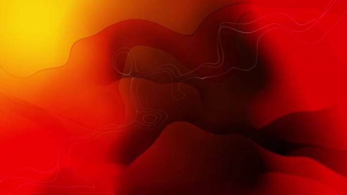 抽象液体参考彩色平滑波浪运动背景动画