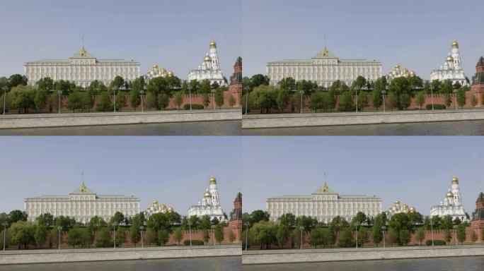 莫斯科克里姆林宫大堤观克里姆林宫。