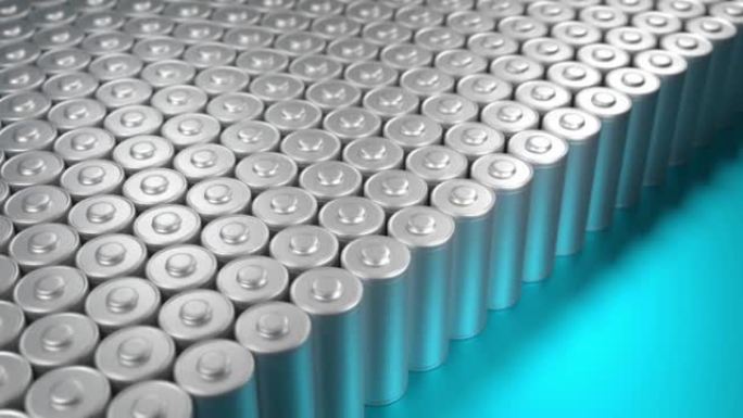 锂电池概念-可充电电源的电源-3D插图
