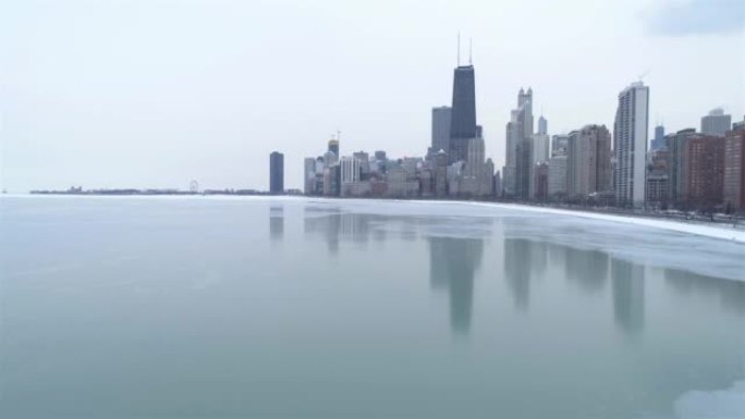伊利诺伊州芝加哥冬季