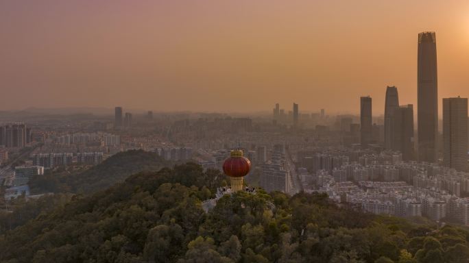 最新东莞航拍延时摄影城市CBD快闪片头