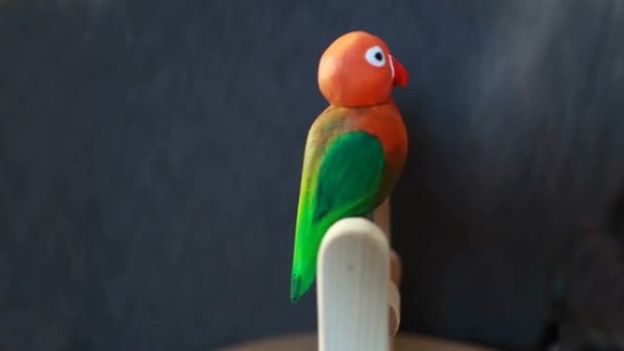 鹦鹉爱情鸟玩具自动机