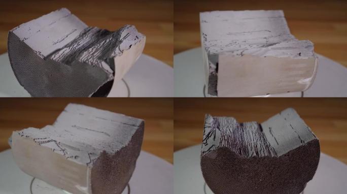 利用片陶瓷催化转化器特写