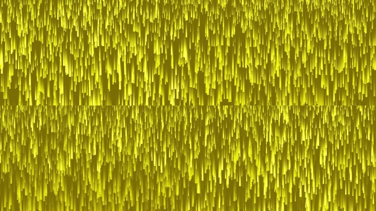4k抽象黄金波浪线粒子背景