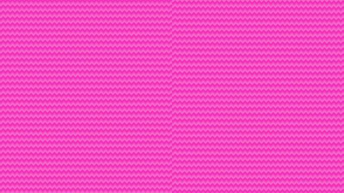 运动粉色背景，向上移动锯齿形线。