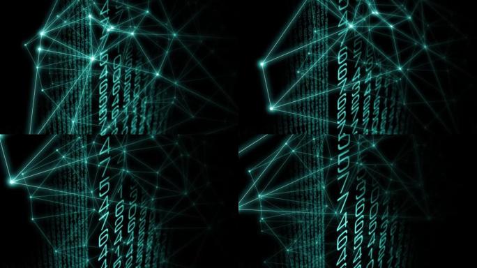 数字技术科学抽象形状和随机数