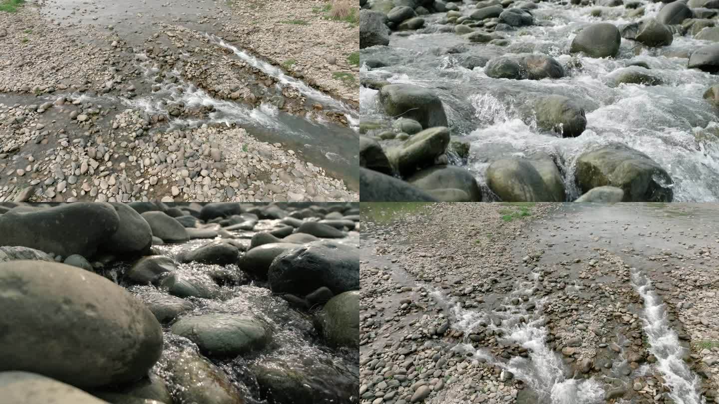小溪鹅卵石4k