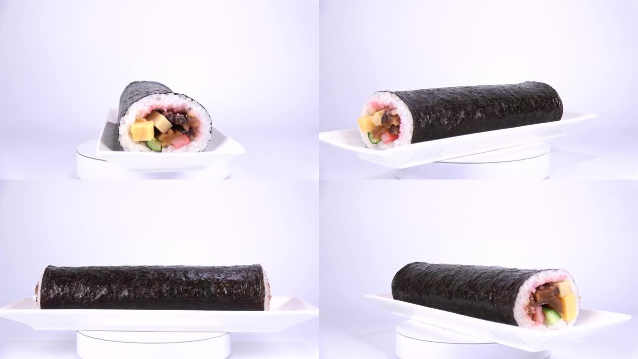 Ehomaki寿司卷日本传统食品