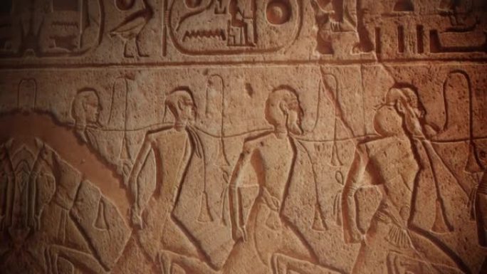 墙上的埃及象形文字