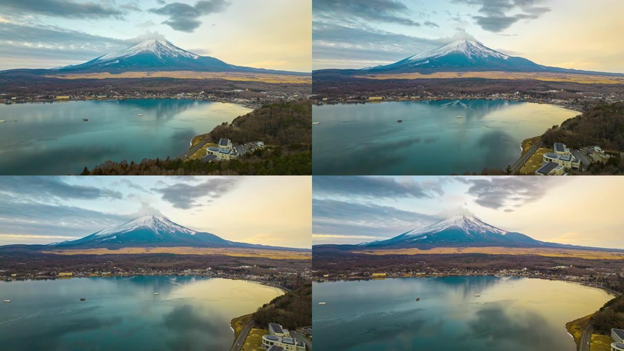 山中湖和富士山的超流天线