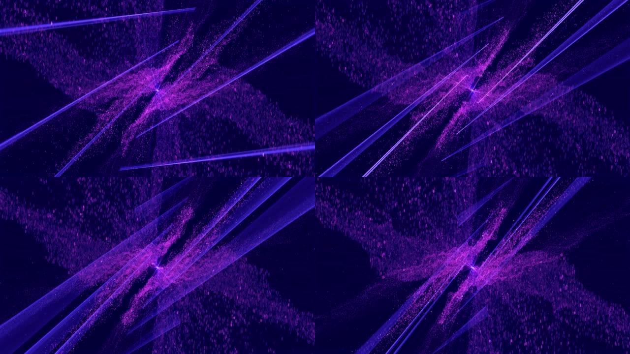 发光二极管粉色颗粒超宽屏幕抽象背景