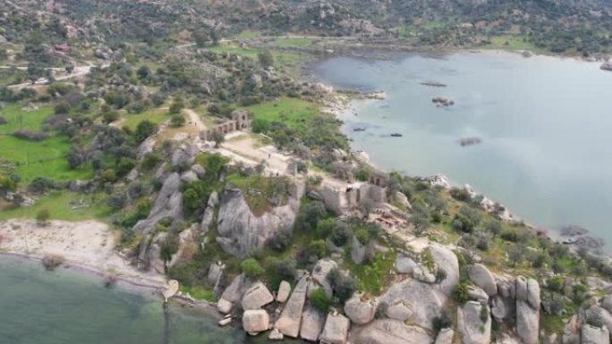 巴法湖鸟瞰图，卡赫韦·阿萨尔·阿达斯，伊克斯·阿达拉尔，贝斯帕马克·达格拉里，山脉