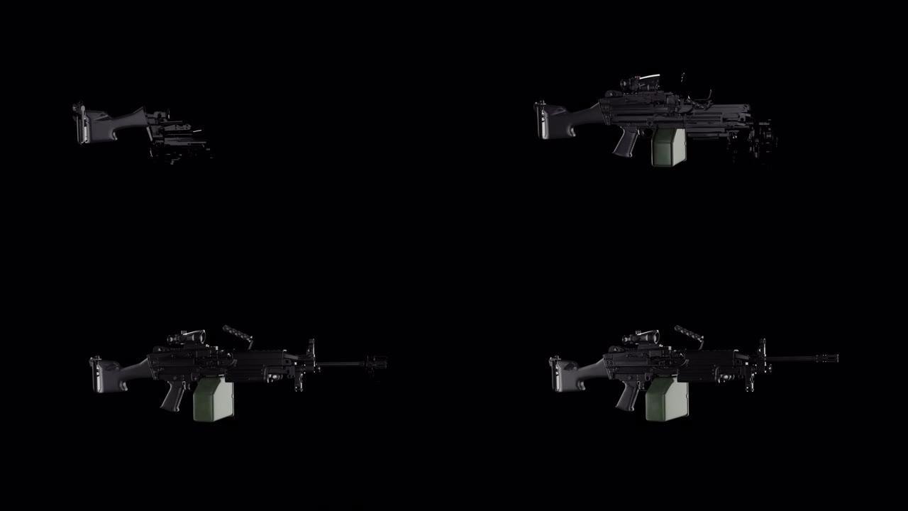 M249 Para轻机枪改造动画