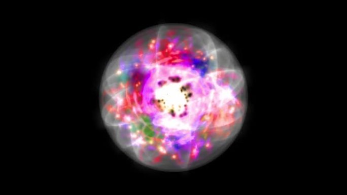 Energy ball ball energy CG particle motion graphic