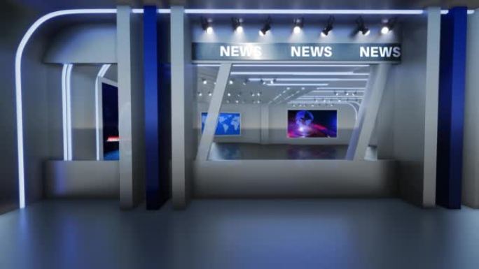 3D电视虚拟演播室背景