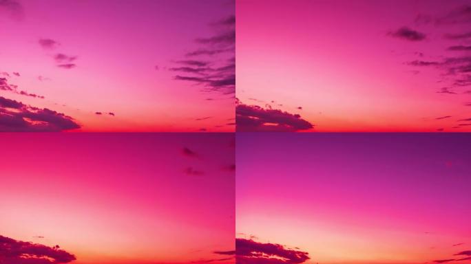 云在天空中移动的视频